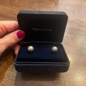 Tiffany & Co. Silver Ball Earrings